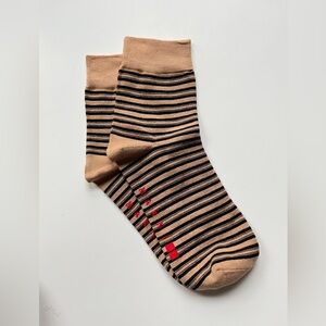 Marni Tan and Black Striped Socks